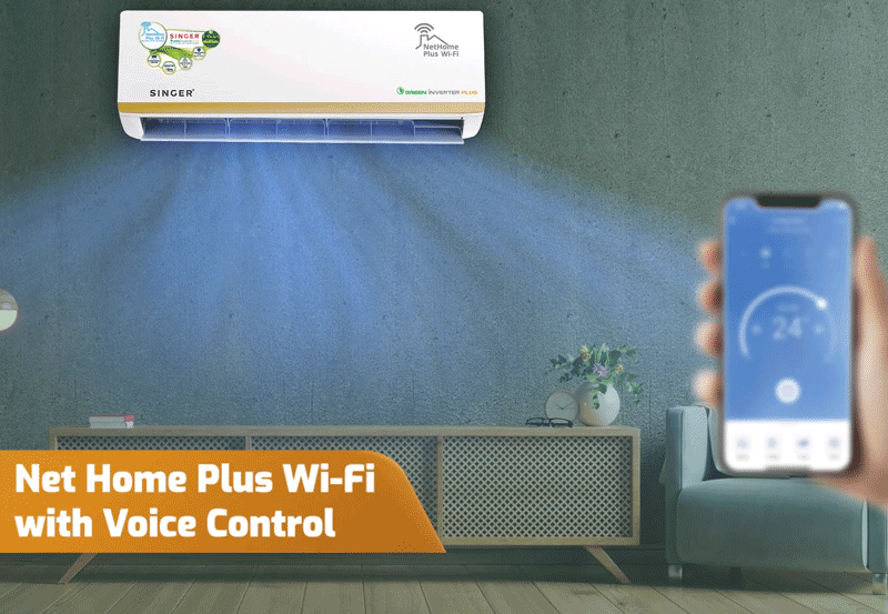 Motion Animated Singer AC Commercial