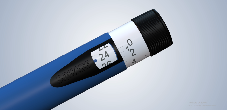 Square_3D Insulin pen 3D Product Explainer | Insulin Pen